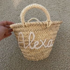 “Alexa” straw bag